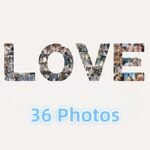 Customizable letter photo frame - perfect gift for couples, families, and friends to capture precious memories - Image 33