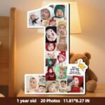 Customized age-numbered creative photo frames to record a child's growth at each age - Image 2