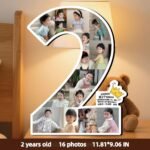 Customized age-numbered creative photo frames to record a child's growth at each age - Image 3