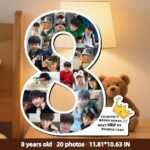 Customized age-numbered creative photo frames to record a child's growth at each age - Image 9