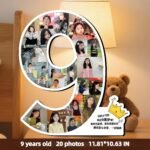 Customized age-numbered creative photo frames to record a child's growth at each age - Image 10
