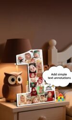 Customized age-numbered creative photo frames to record a child's growth at each age - Image 12