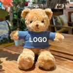 Custom plush bear - name can be printed on the bear clothing - a memorable gift for your girlfriend - Image 2