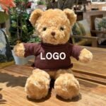 Custom plush bear - name can be printed on the bear clothing - a memorable gift for your girlfriend - Image 3