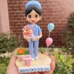 Customized 3D Clay Photo - 8-inch Exquisite Framed Version - Fun and Creative Gift - Perfect for Wife, Children, and Friends - Image 3