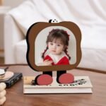 Customized integrated photo frame - fun chocolate version - record your child's growth journey