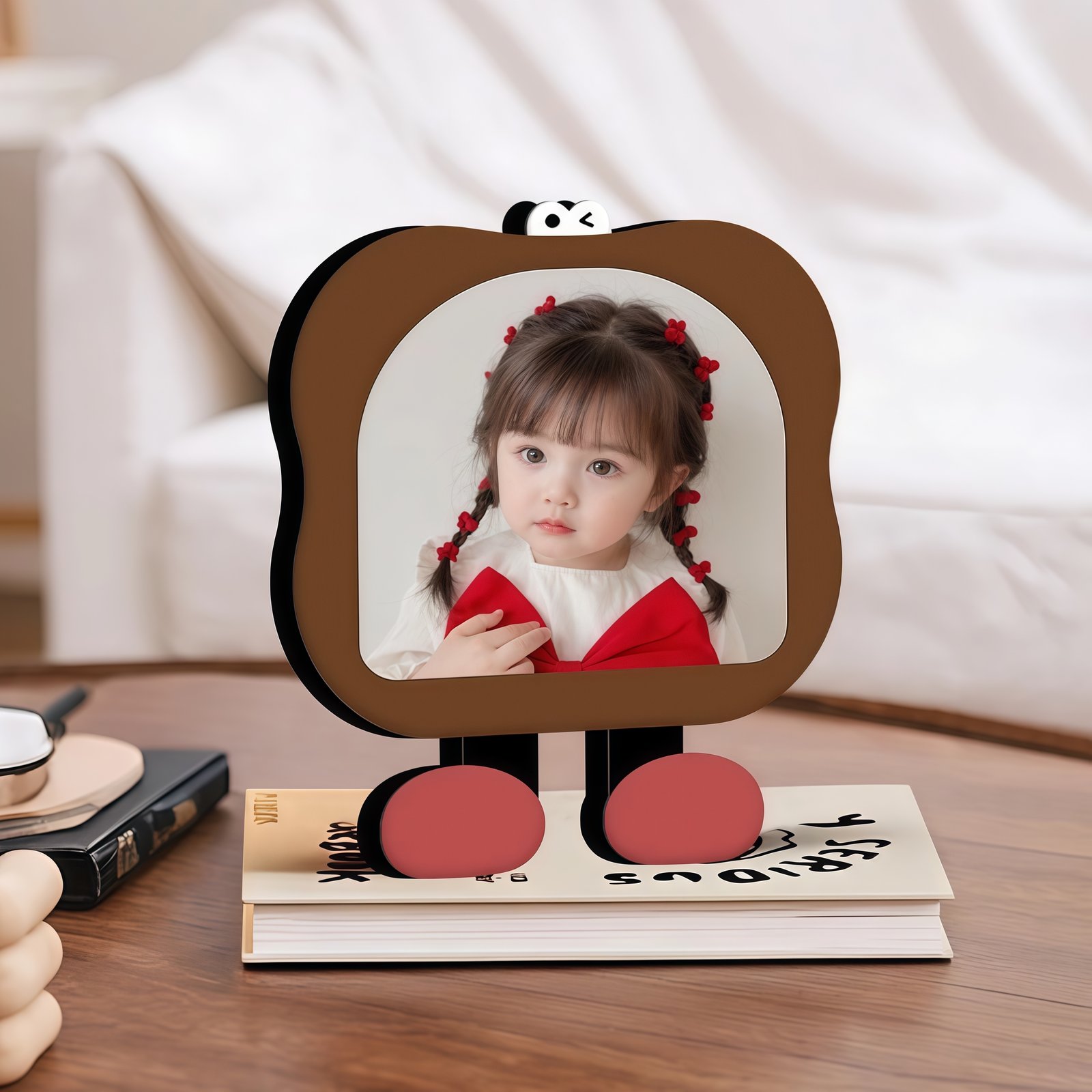 IMG_0540_副本 Customized integrated photo frame - fun chocolate version - record your child's growth journey - Image 1