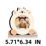 Custom-designed one-piece photo frame – adorable bear shape – to record your child's growth journey - Image 2