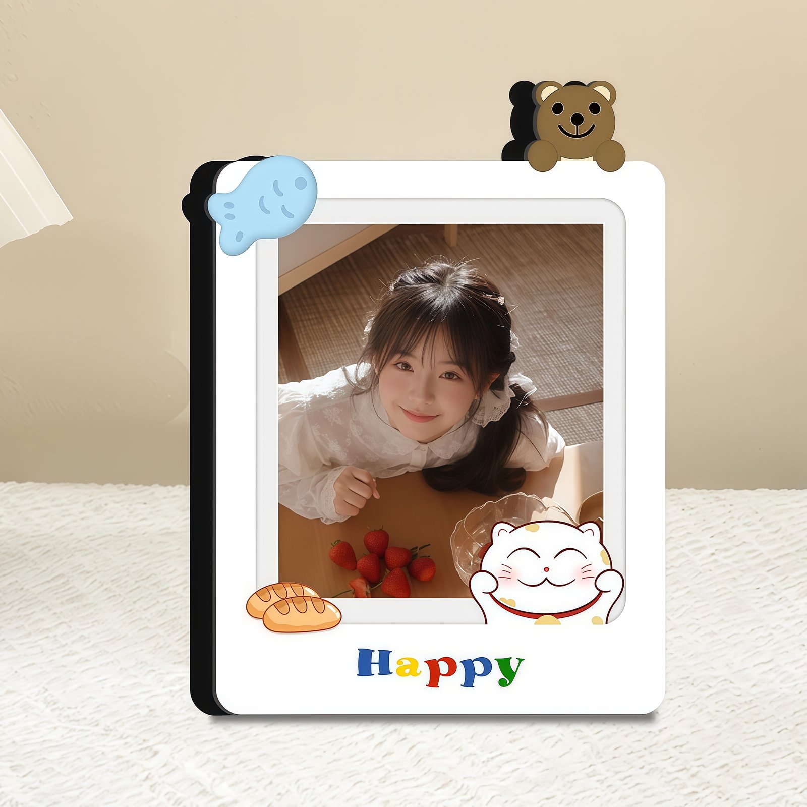 IMG_0551_副本 Custom-designed photo frames, kitten-themed frames - perfect for recording a child's growth journey - Image 1