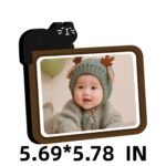 Custom-designed integrated photo frame - a cute cat version - perfect for recording a child's growth journey - Image 2