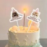 Customized pet birthday cake cards - suitable for cats and dogs - personalized and fun avatars - Image 8