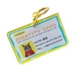 Customized pet identification tag - Yellow - Acrylic material, suitable for cats and dogs