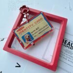 Customized pet identification tag - Red - Acrylic material, suitable for cats and dogs - Image 2
