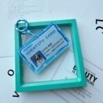 Customized pet identification tag - Dark blue - Acrylic material, suitable for cats and dogs - Image 2